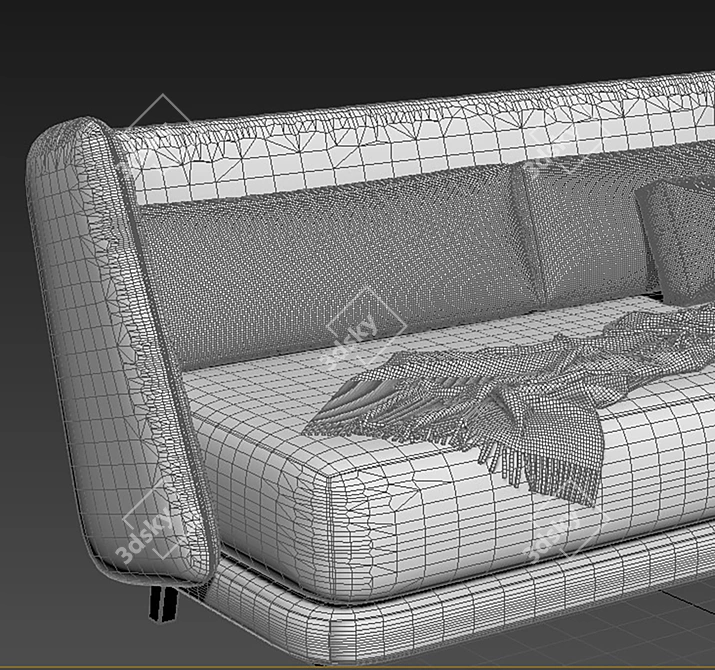 Modern JASON Sofa By SOFTLINE 3D model image 2