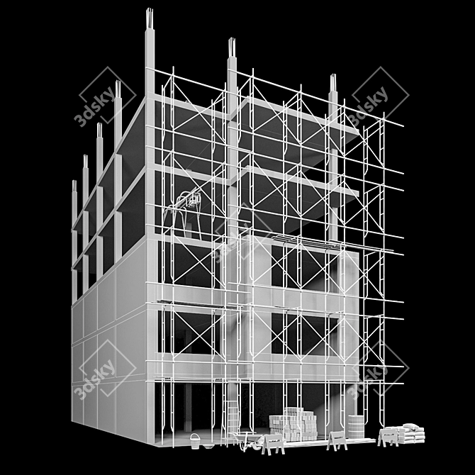 Versatile Modular Construction Set 3D model image 5