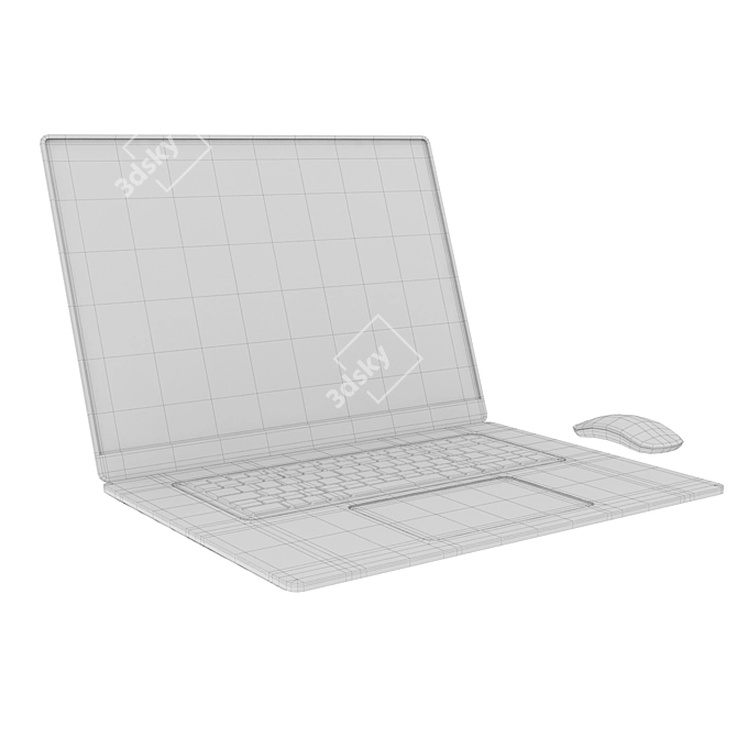  Quadro Microsoft Surface Laptop 3D model image 2