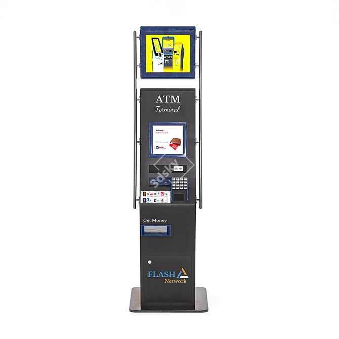 Compact Flash ATM Terminal 3D model image 2