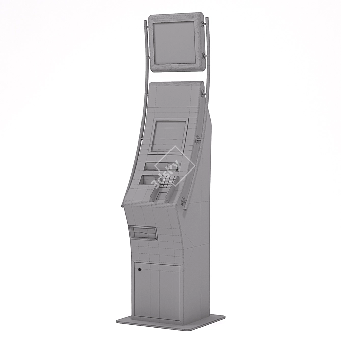 Compact Flash ATM Terminal 3D model image 7