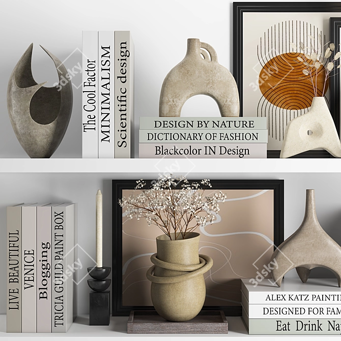 Modern Decor Set 2015 3D model image 3