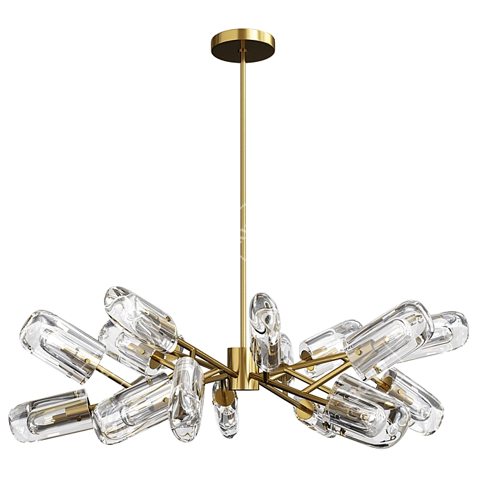 Arteriors Javier Chandelier: Modern Elegance 3D model image 1