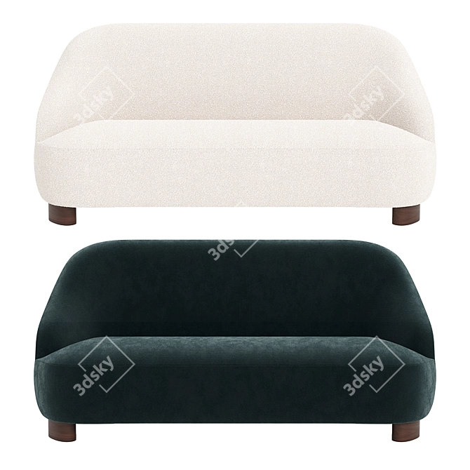 Modern Margas_LC1 Sofa Design 3D model image 2