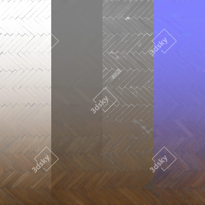 Seamless Wood Texture Pack 3D model image 2