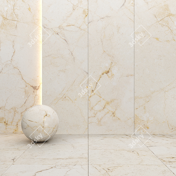 PBR Marble Texture Pack 3D model image 1