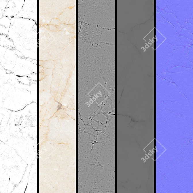 PBR Marble Texture Pack 3D model image 3