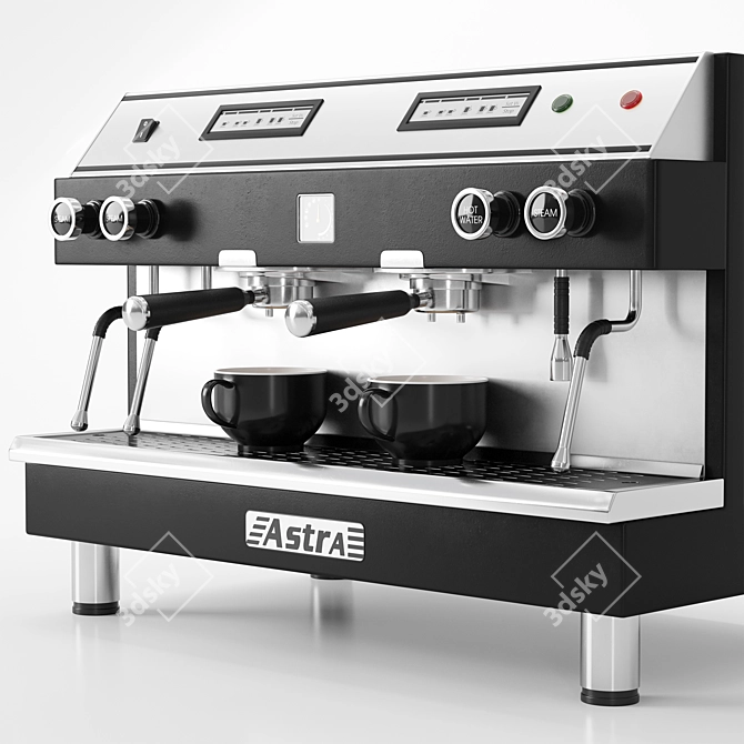 Artisan Espresso Maker 3D Model 3D model image 2