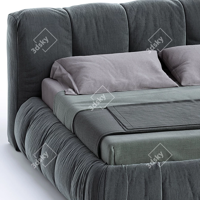 Luxury Deneli Sharpei Pet Bed 3D model image 2