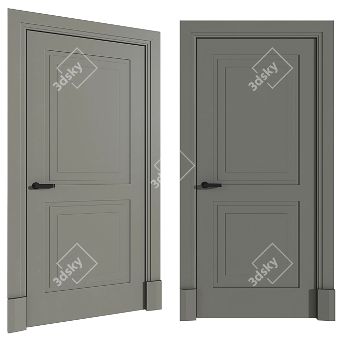 Avenue Internal Door by Lualdi 3D model image 2