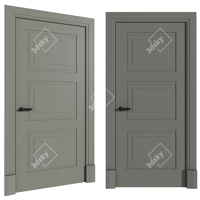 Avenue Internal Door by Lualdi 3D model image 4