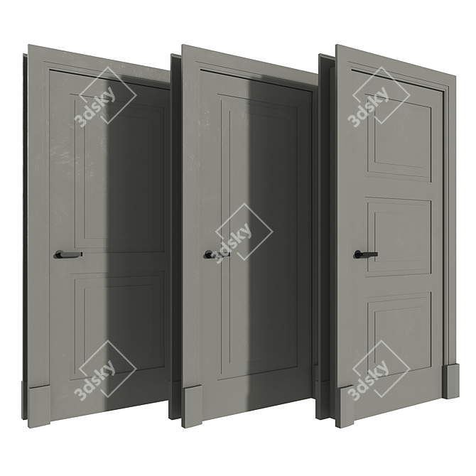 Avenue Internal Door by Lualdi 3D model image 6