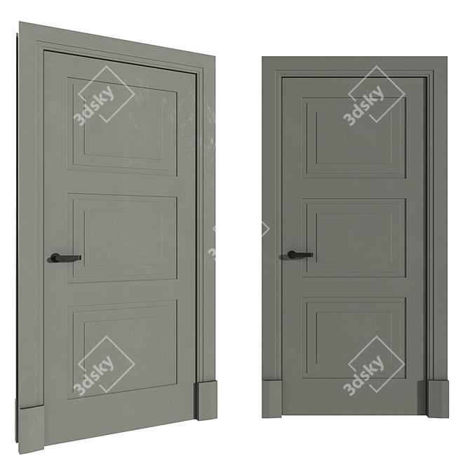 Avenue Internal Door by Lualdi 3D model image 9