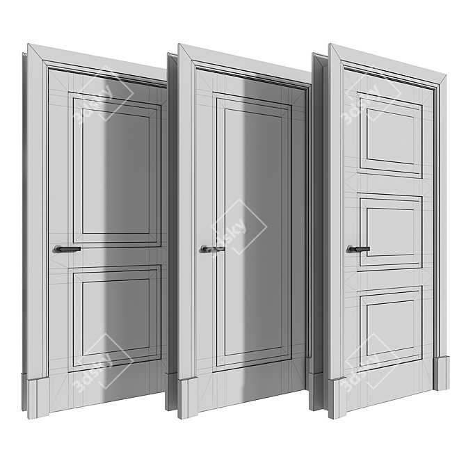 Avenue Internal Door by Lualdi 3D model image 10