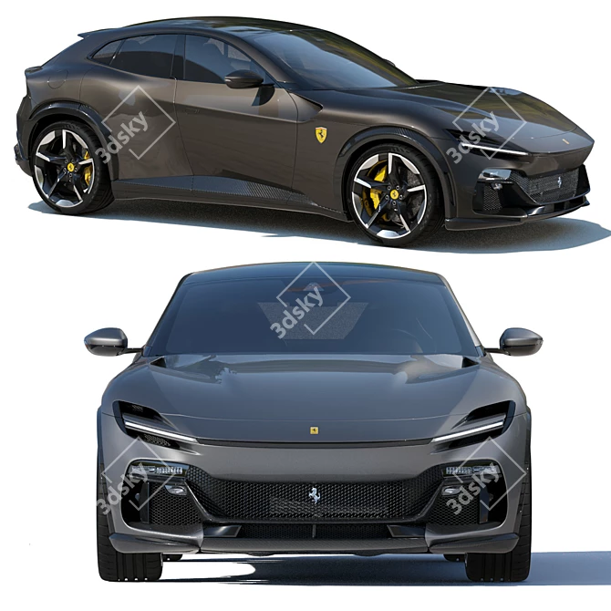 Ferrari Purosangue Crossover Model 3D model image 2