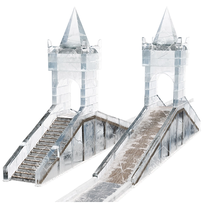 Ice City Playset: Winter Wonderland 3D model image 5