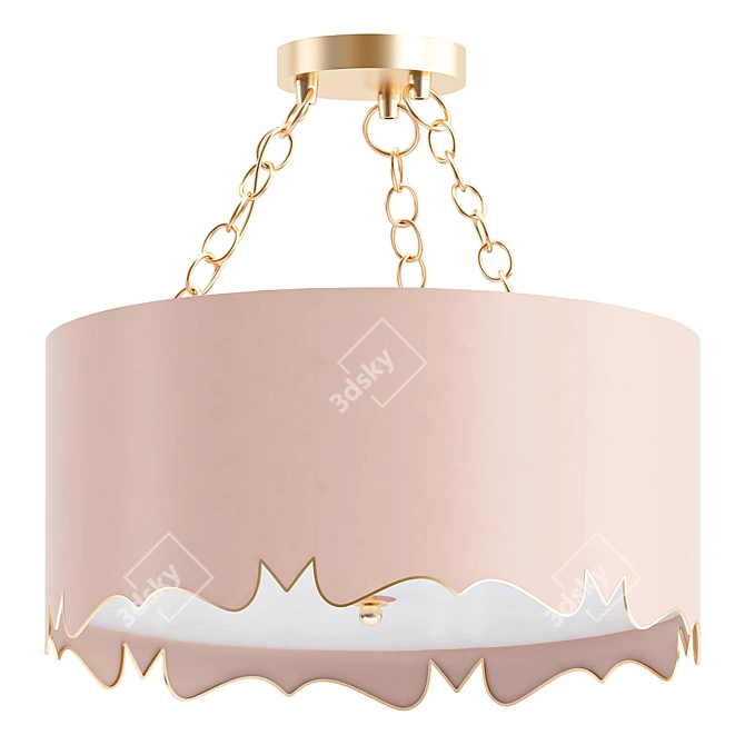 Grebekovaa Ceiling Lamp Fixture 3D model image 1