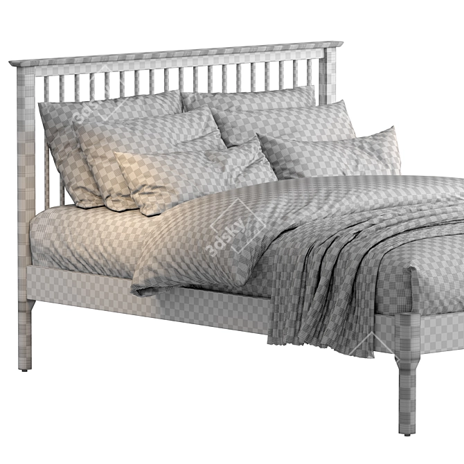 Elegant Julian Bowen Cotswold Bed 3D model image 6