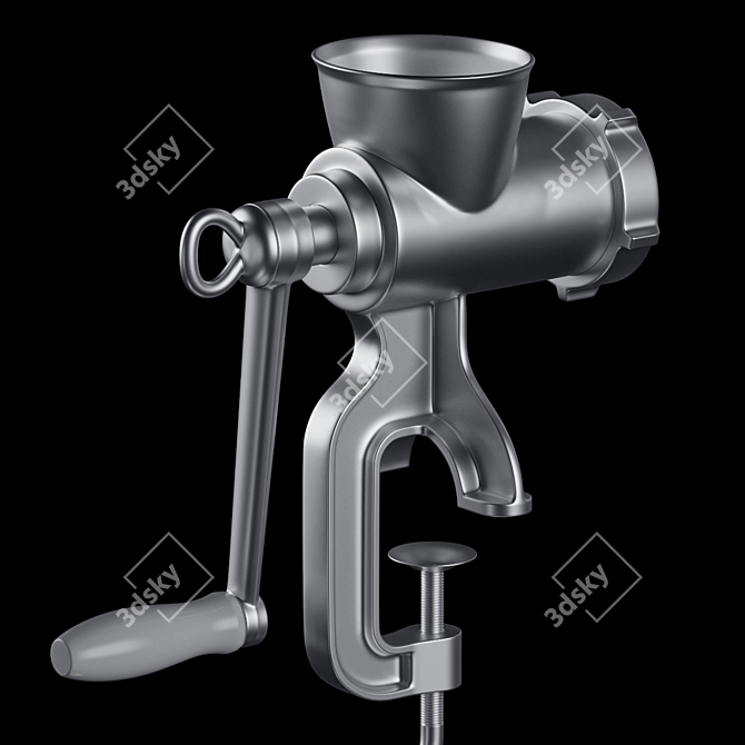 Manual Meat Grinder 3D model image 3