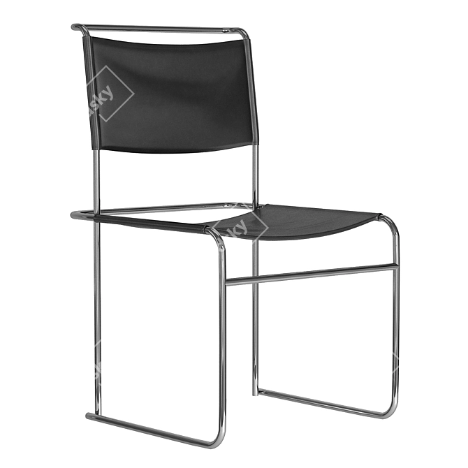 Modern Bauhaus Style Chair 3D model image 1