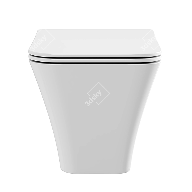 Rimless Ceramica Nova Toilet 3D model image 2