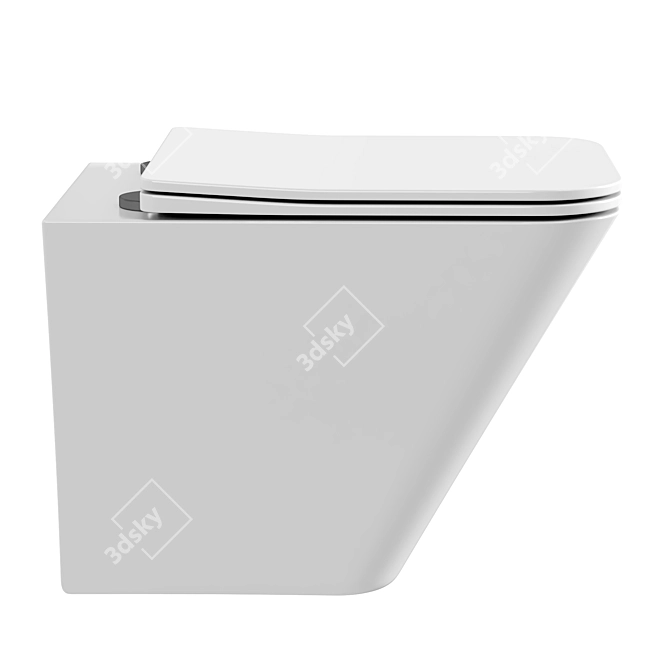 Rimless Ceramica Nova Toilet 3D model image 3