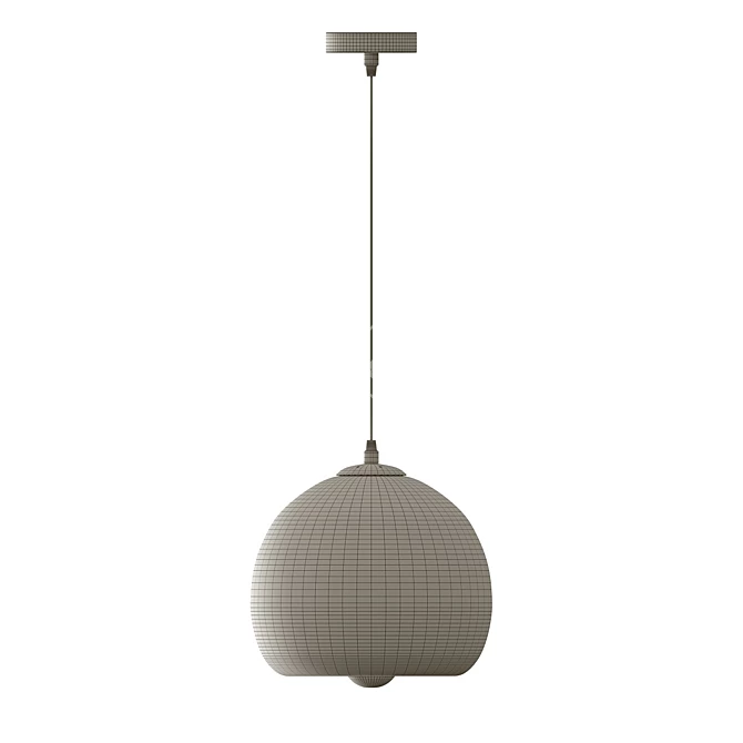 Dual Glass Ball Pendant Lights 3D model image 5