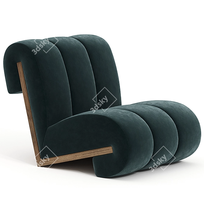 Sleek Tamsin Armchair 2014 3D model image 3