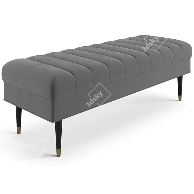 Eichholtz Margot Upholstered Bench 3D model image 2