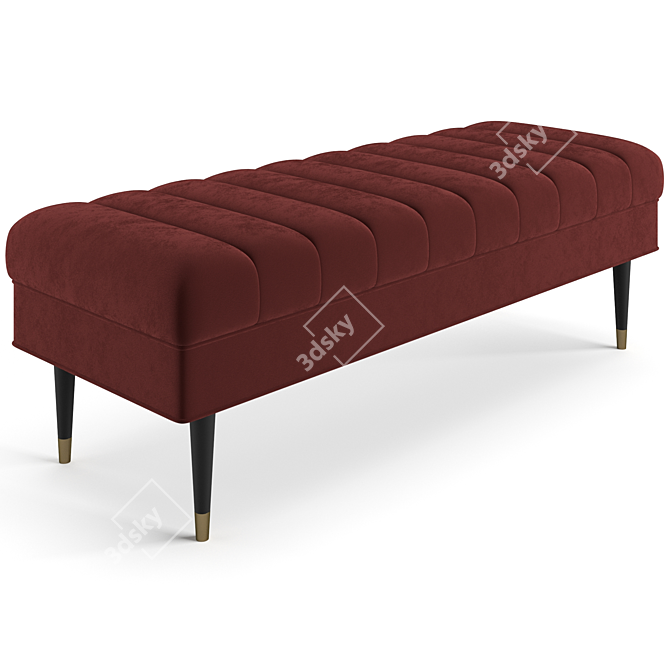 Eichholtz Margot Upholstered Bench 3D model image 3