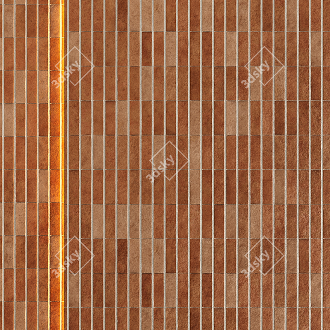 PBR Brick Texture Set 02 3D model image 4