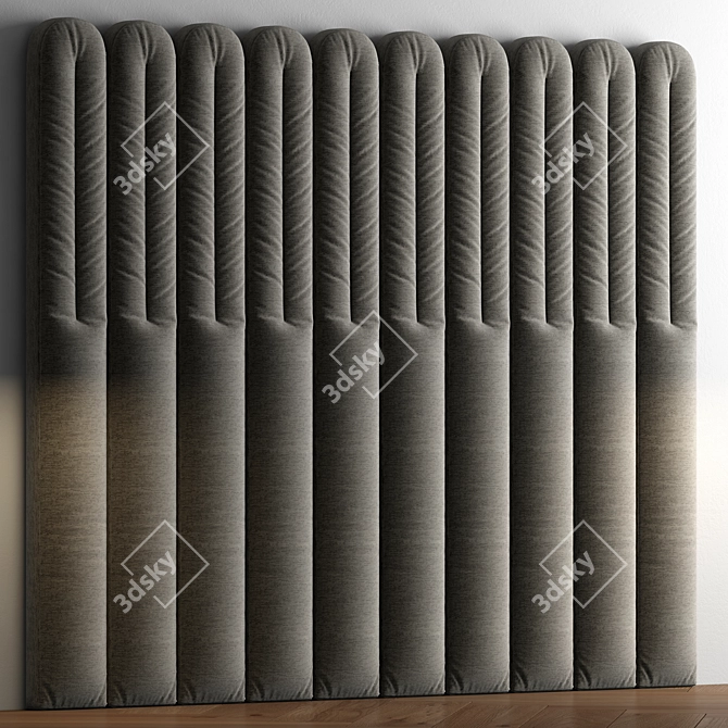 Versatile Headboard, 3 Stylish Colors 3D model image 2