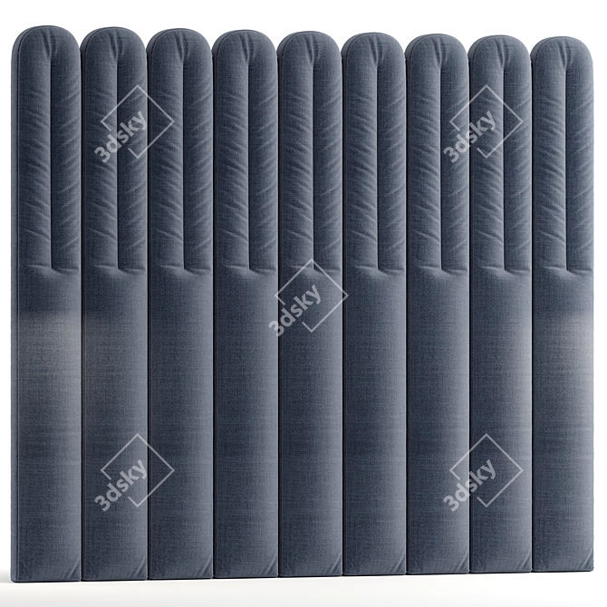 Versatile Headboard, 3 Stylish Colors 3D model image 3