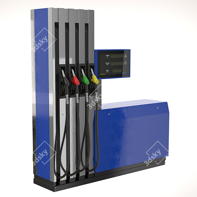 Shelf 200-4 Fuel Pump Column 3D model image 3