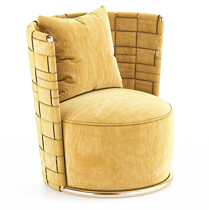 Roberto Cavalli Lounge Occasional Chair - 3D Model 3D model image 2