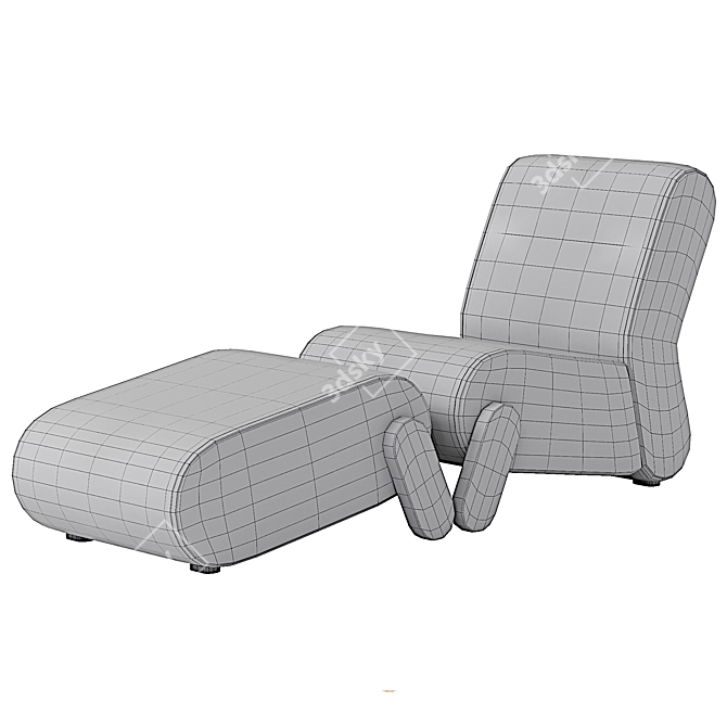 Contemporary BASE Chair 2014 3D model image 4