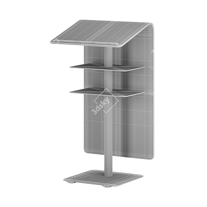 Brunner A-Pult Presentation Stand 3D model image 5