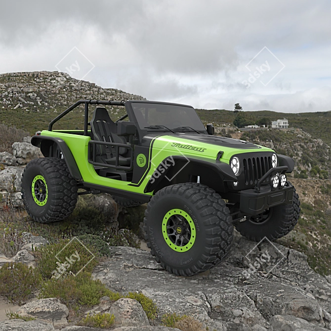 2018 Jeep Tailcat 3D Model 3D model image 2