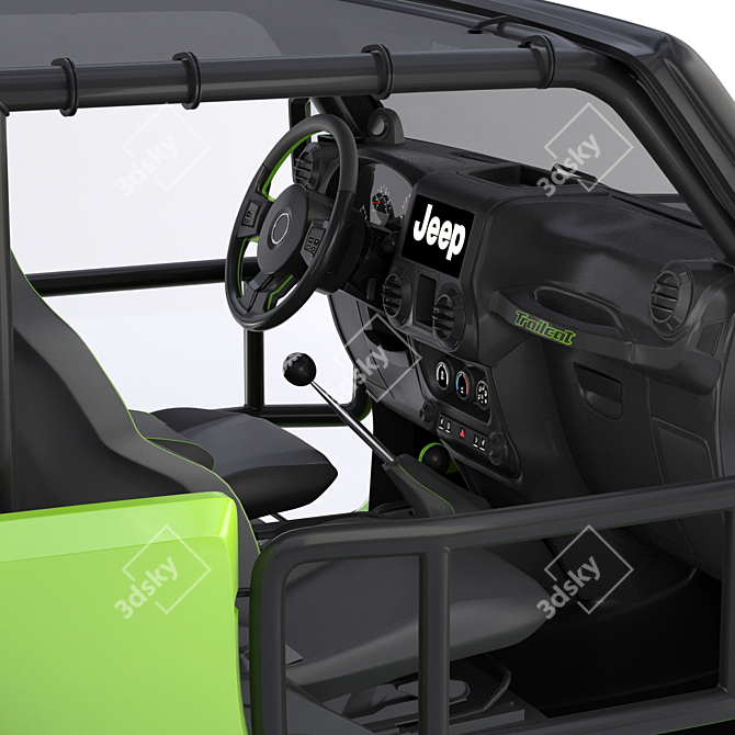 2018 Jeep Tailcat 3D Model 3D model image 7