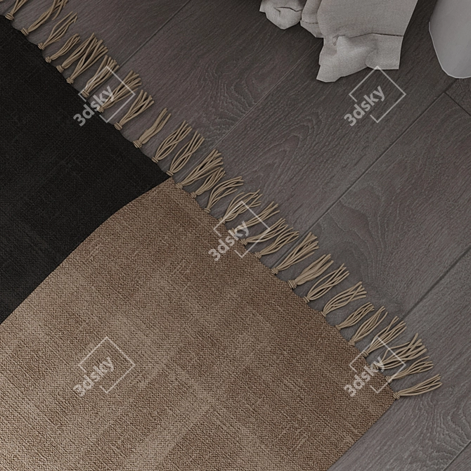 Triba Cotton Rug by La Redoute 3D model image 12