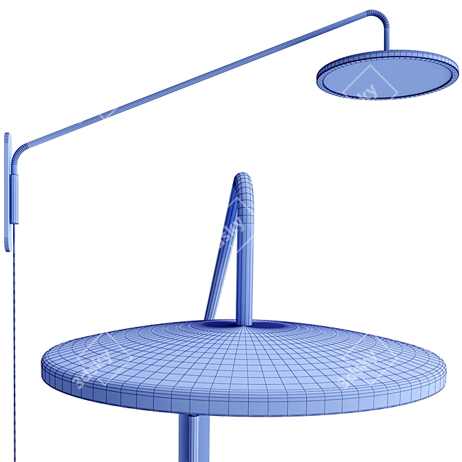 Peter Bristol DOT Wall Light 3D model image 2