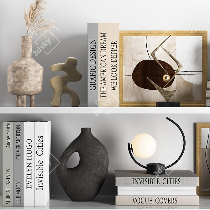 Modern Decorative Set 3D Models 3D model image 2