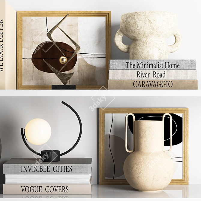 Modern Decorative Set 3D Models 3D model image 3