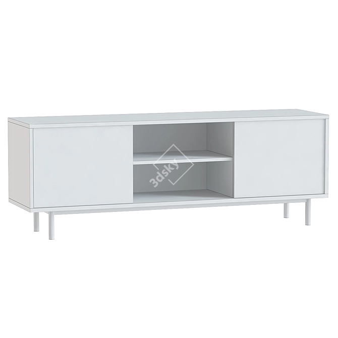 Modern TV Stand Sergio 2014 3D model image 2