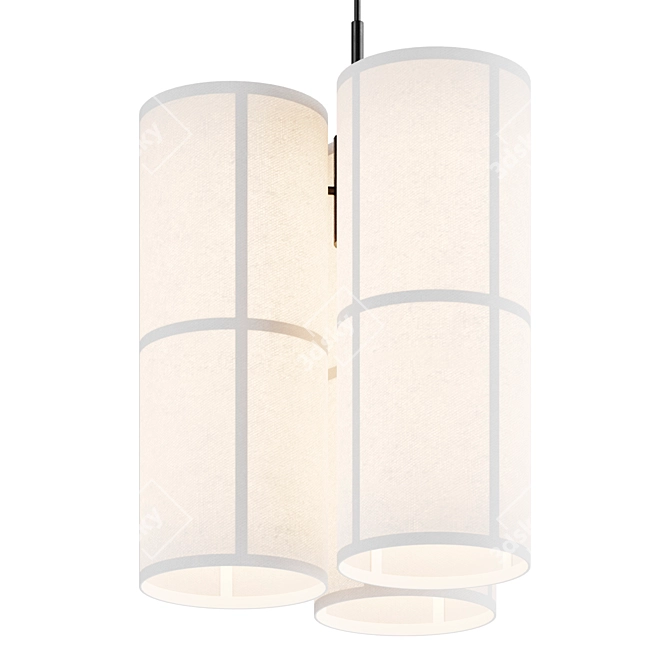 Cluster Pendant Hashira Lamp - Menu 3D model image 1