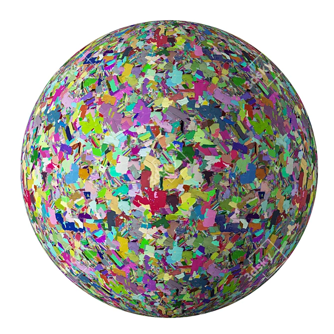 Eco-Friendly Papier-Mâché Material 3D model image 6