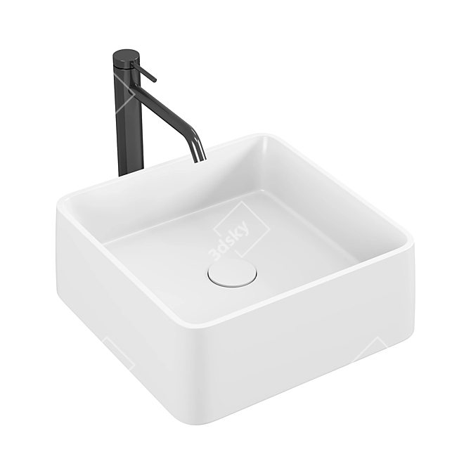 Salini Gloria Countertop Sink 3D model image 3