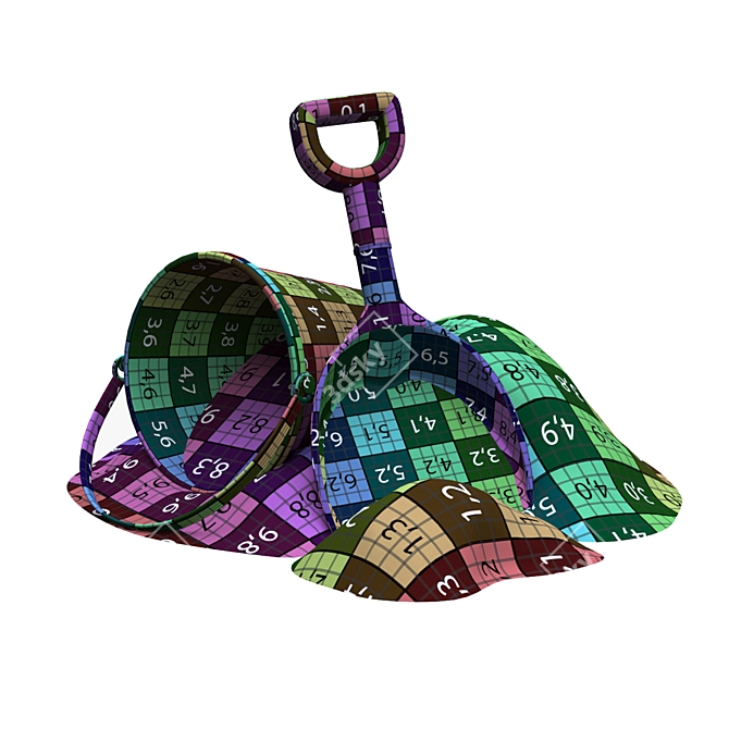 Sand Bucket Shovel Set - 3D Model 3D model image 6