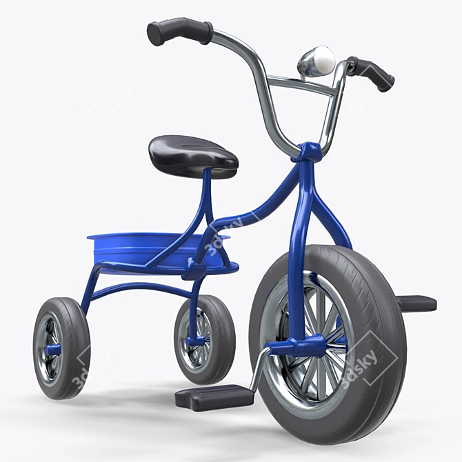 Kids Bike 3D Model High-Quality 3D model image 3