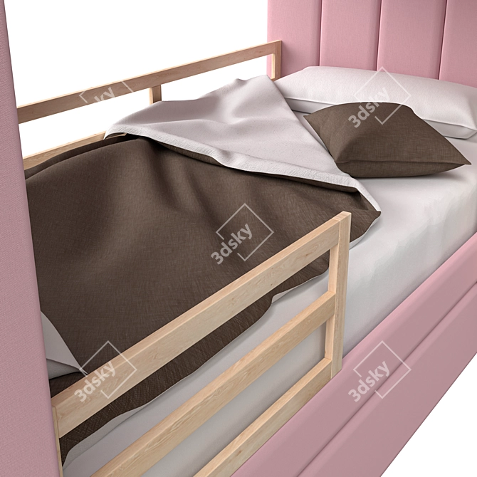 Cosy Kids Bunk Bed - 3D Visualization Ready 3D model image 6